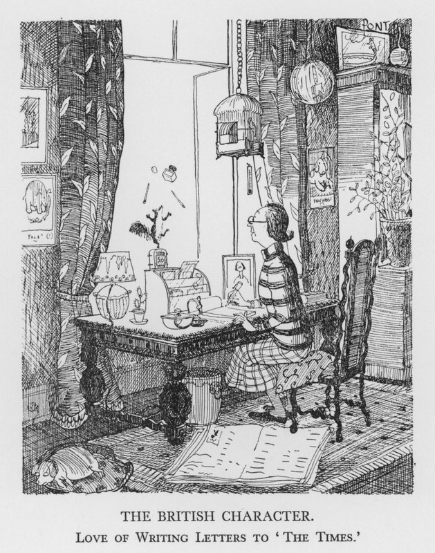 Il carattere britannico, amore per scrivere lettere a 