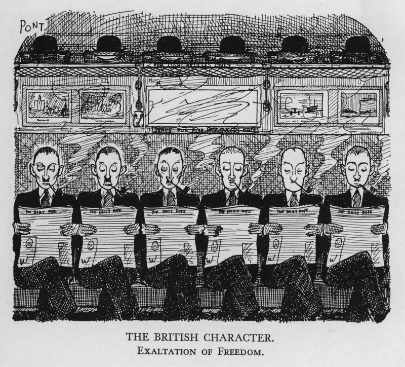 Il carattere britannico; esaltazione della libertà da Pont