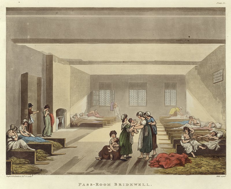 Pass rooom Bridewell da Pugin and Rowlandson