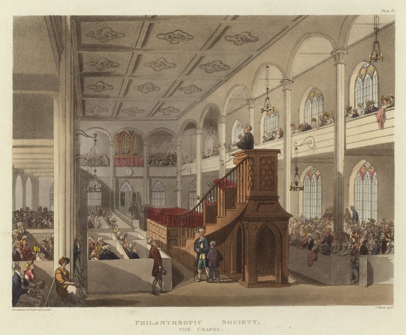 Società filantropica da Pugin and Rowlandson