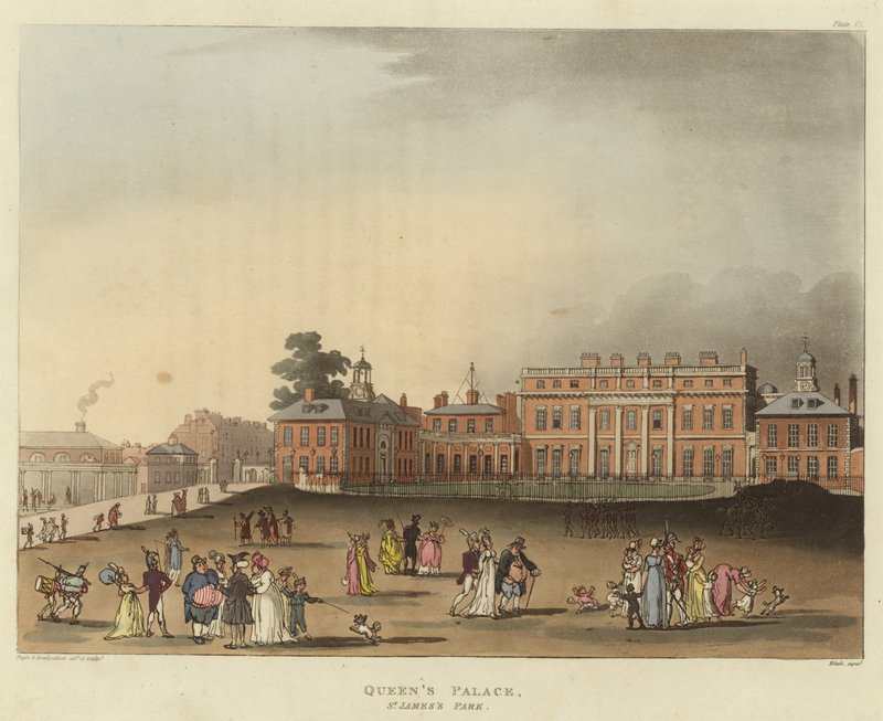 Palazzo della Regina da Pugin and Rowlandson