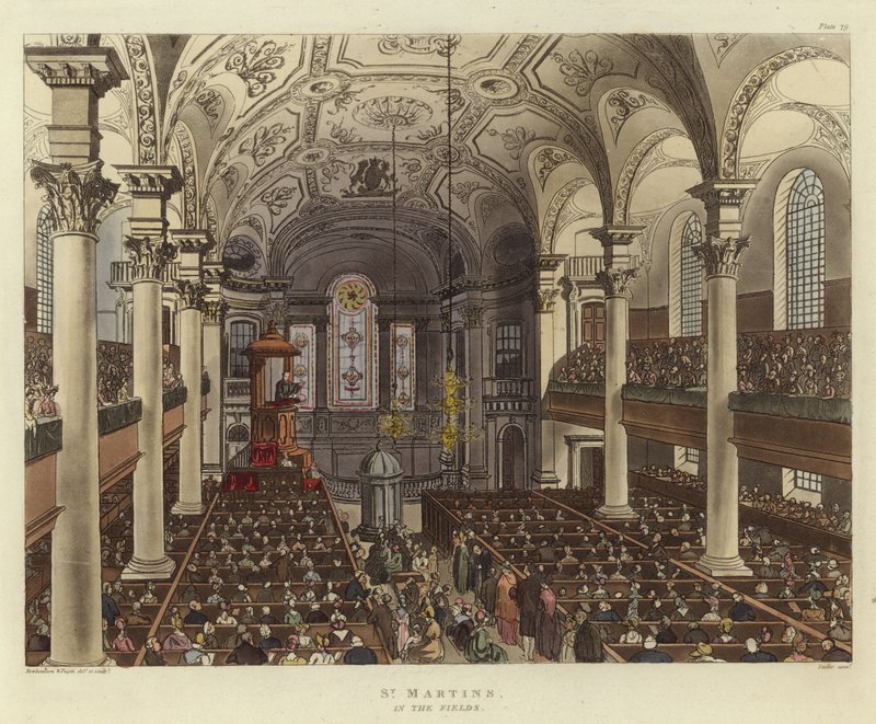 San Martino nei campi da Pugin and Rowlandson