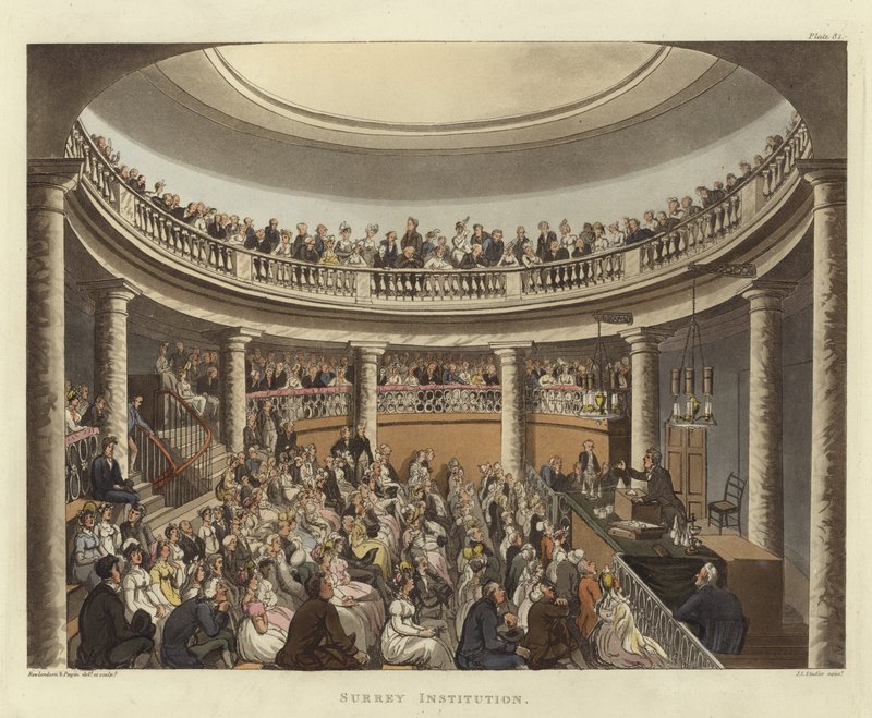 Istituzione del Surrey da Pugin and Rowlandson