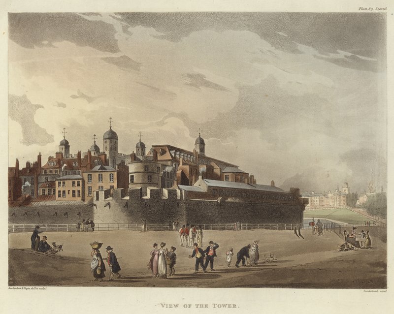 Vista della Torre da Pugin and Rowlandson