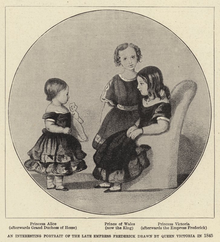 Un interessante ritratto della defunta imperatrice Federico da Queen Victoria