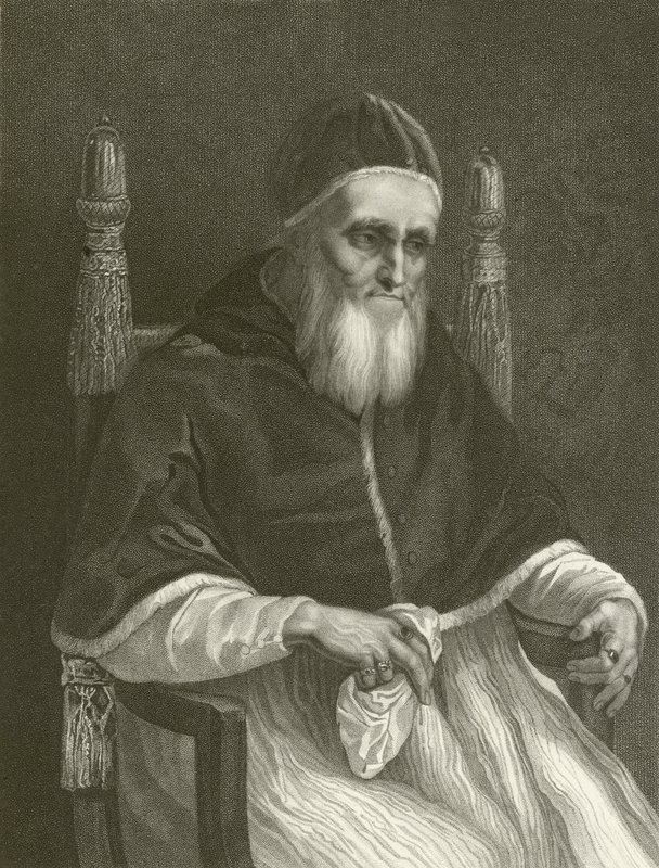 Giulio II da Raffaello Sanzio Raphael