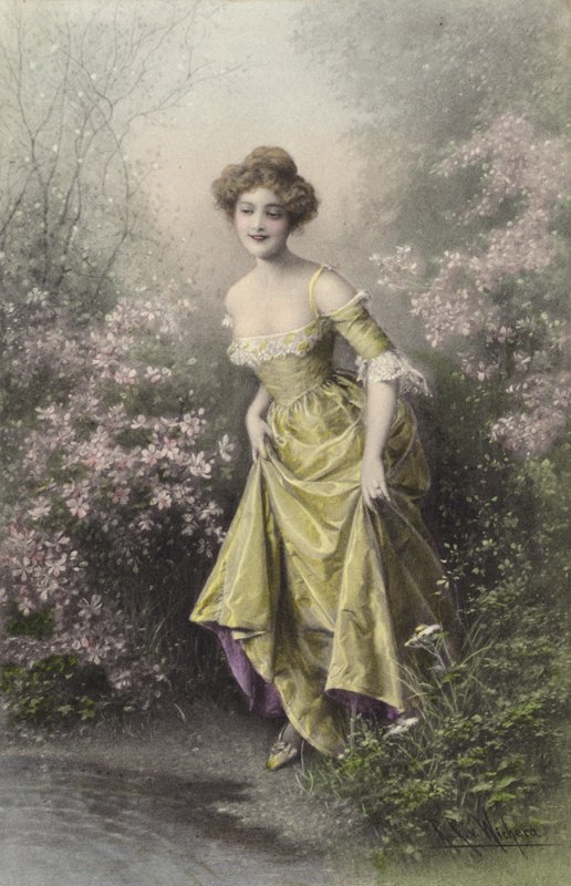 Ragazza in giallo da Raimund Ritter Von Brennerstein Wichera