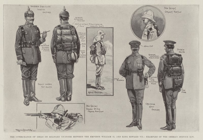 Lo scambio di idee sulle uniformi militari tra l