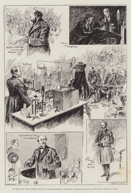 Il Principe di Galles inaugura il Laboratorio di Ricerca Davy-Faraday da Ralph Cleaver