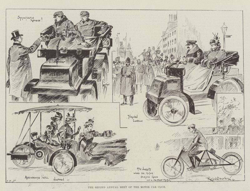 Il secondo incontro annuale del Motor Car Club da Ralph Cleaver