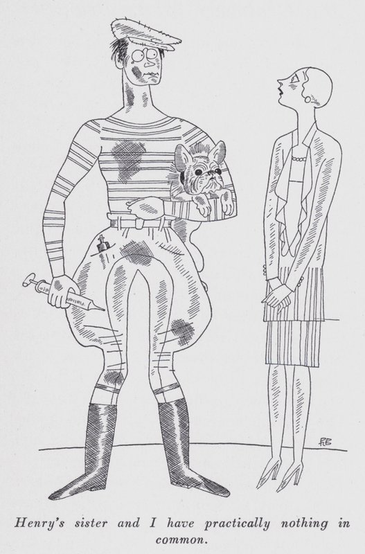 Illustrazione per "But Gentlemen Marry Brunettes" di Anita Loos da Ralph Barton