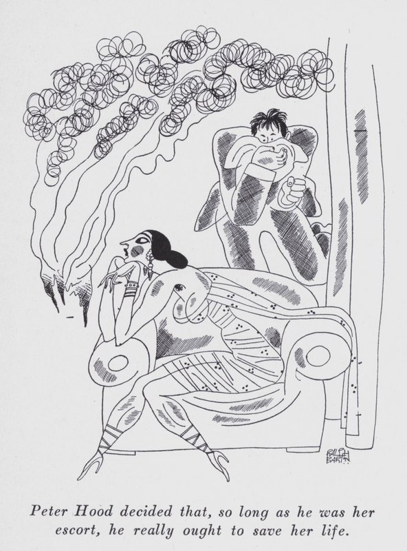 Illustrazione per "But Gentlemen Marry Brunettes" di Anita Loos da Ralph Barton