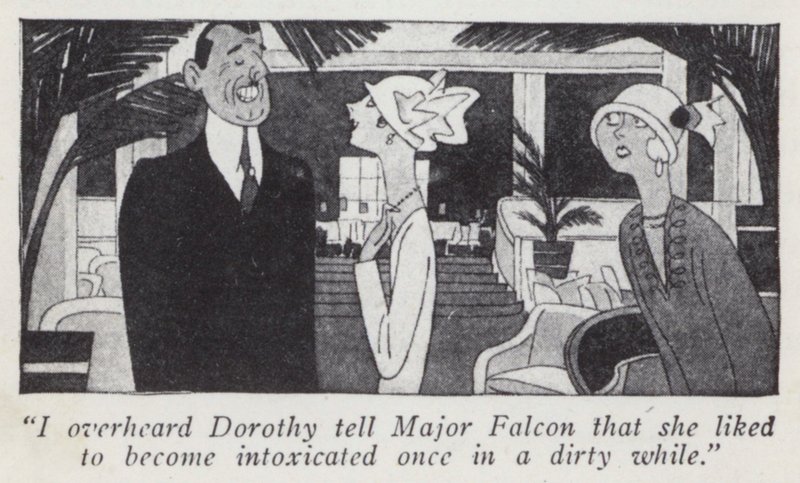 Illustrazione per Gli uomini preferiscono le bionde di Anita Loos da Ralph Barton