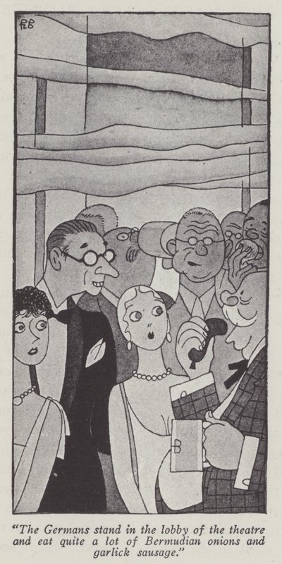 Illustrazione per Gli uomini preferiscono le bionde di Anita Loos (litografia) da Ralph Barton