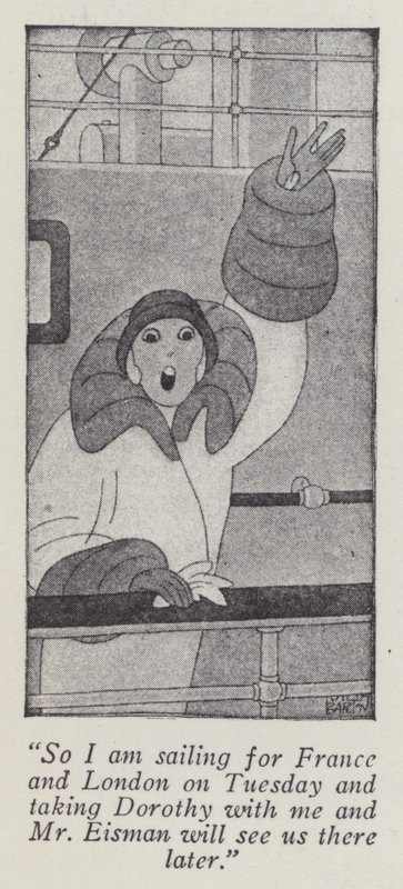 Illustrazione per Gli uomini preferiscono le bionde di Anita Loos (litografia) da Ralph Barton