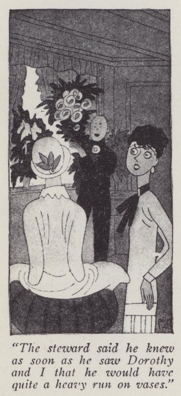 Illustrazione per Gli uomini preferiscono le bionde di Anita Loos da Ralph Barton