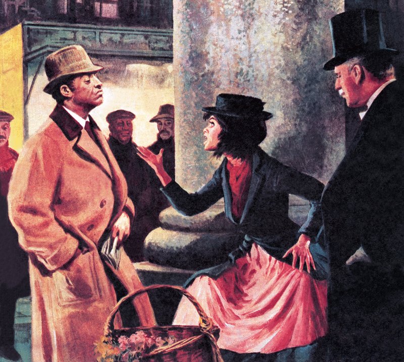 Il professor Higgins e Eliza Doolittle da Ralph Bruce