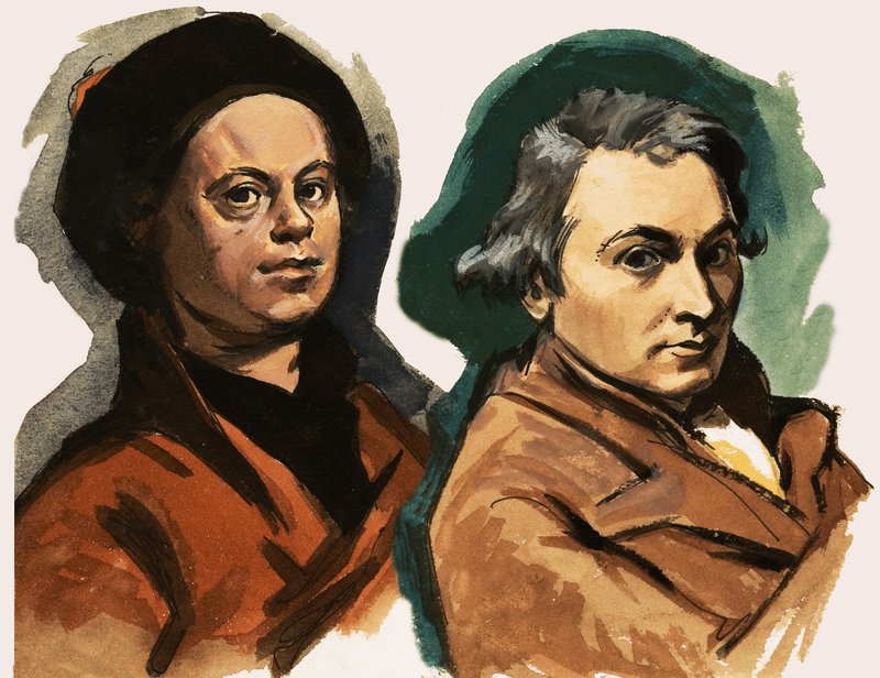 William Hogarth e George Romney da Ralph Bruce