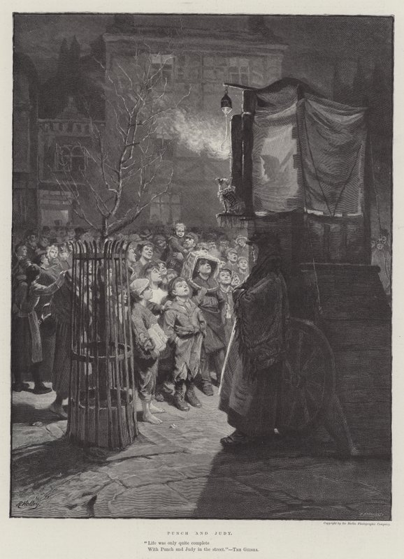 Punch e Judy da Ralph Hedley