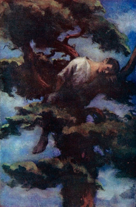 Illustrazione per Robinson Crusoe di Daniel Defoe da Ralph Noel Pocock