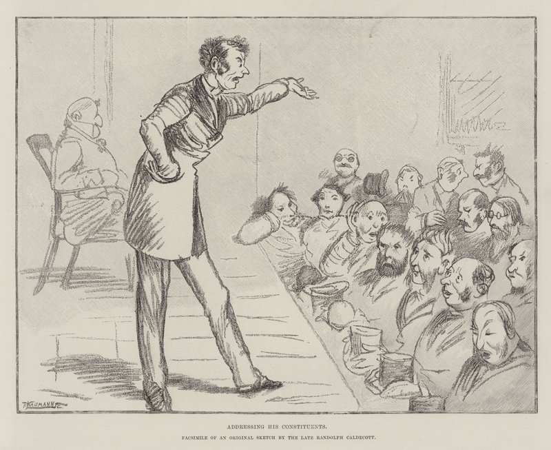 Rivolgendosi ai Suoi Elettori da Randolph Caldecott
