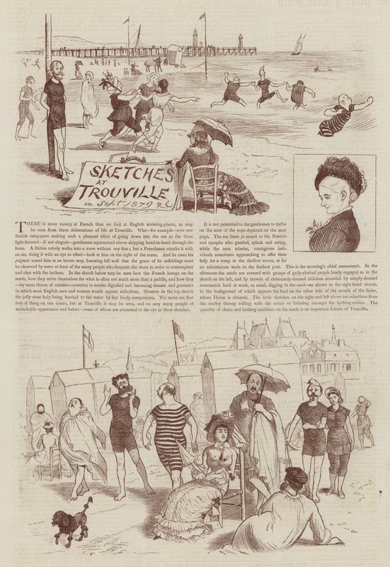 Schizzi a Trouville da Randolph Caldecott