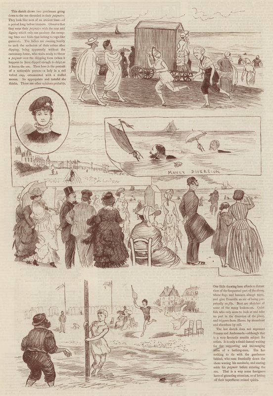 Schizzi a Trouville da Randolph Caldecott