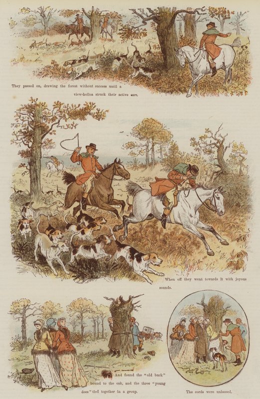 La leggenda della quercia ridente da Randolph Caldecott