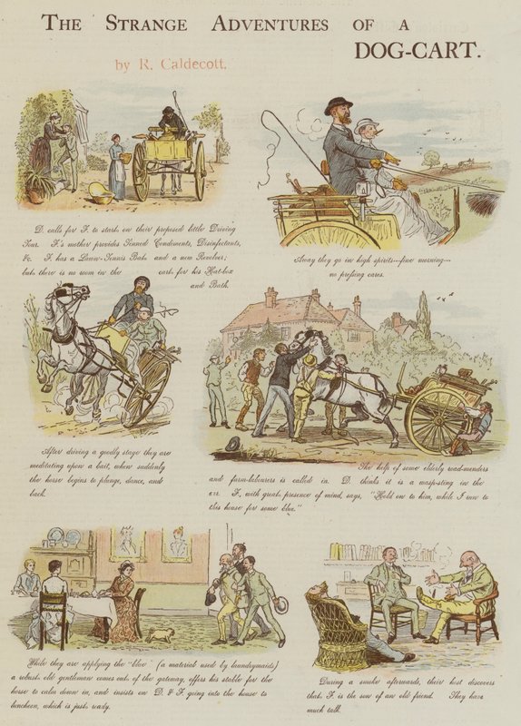 Le strane avventure di un carretto per cani da Randolph Caldecott