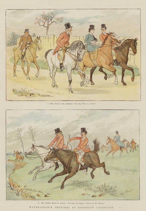Schizzi ad acquerello da Randolph Caldecott