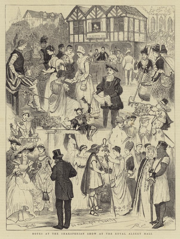 Note allo Spettacolo Shakespeariano alla Royal Albert Hall da Randolph Caldecott