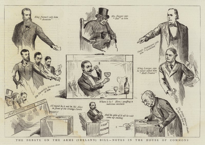 Il dibattito sul disegno di legge sulle armi (Irlanda), note alla Camera dei Comuni da Randolph Caldecott