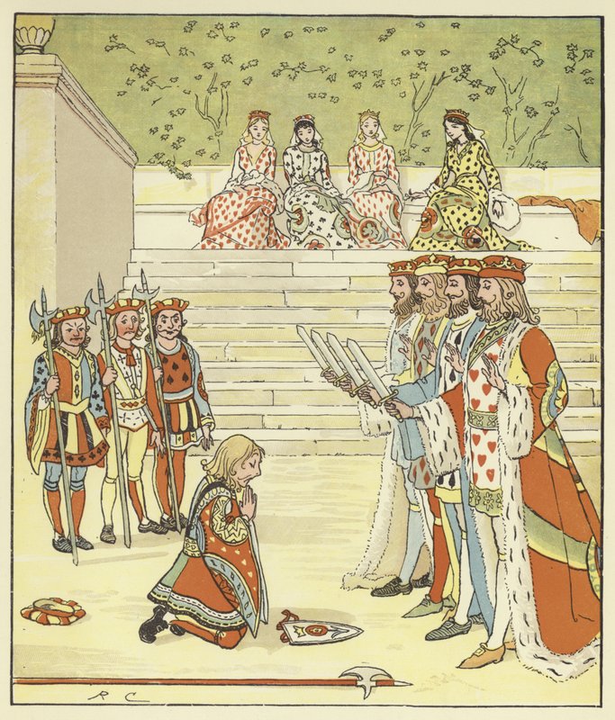La regina di cuori da Randolph Caldecott