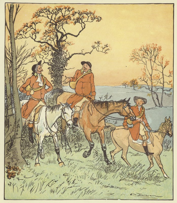 I tre cacciatori gioviali da Randolph Caldecott