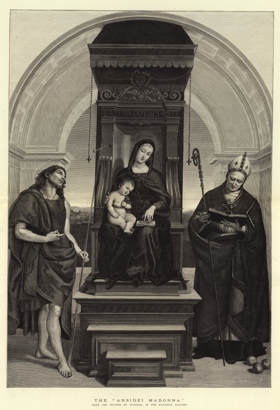 La Madonna Ansidei da Raffaello Sanzio Raphael