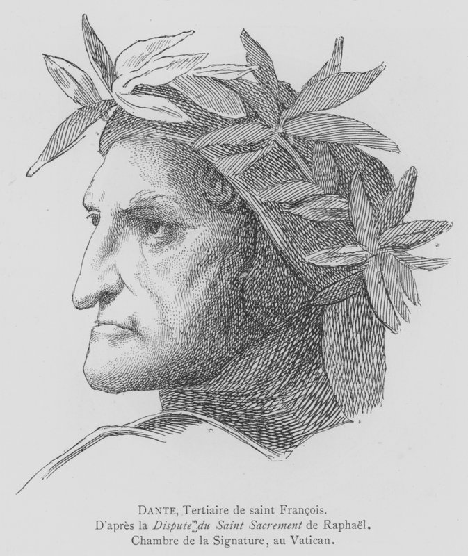 Dante Alighieri, poeta italiano da after Raphael