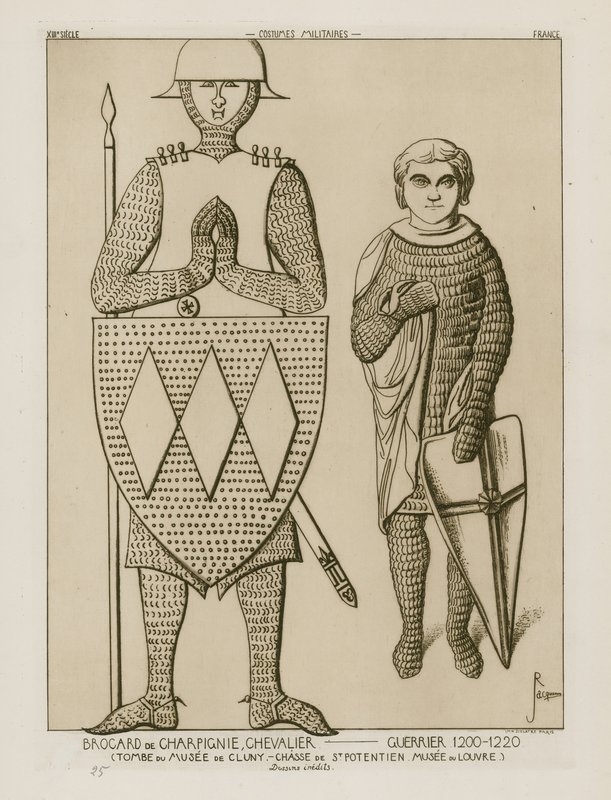 Brocard di Charpignie, cavaliere - soldato, 1200-1220 da Raphael Jacquemin