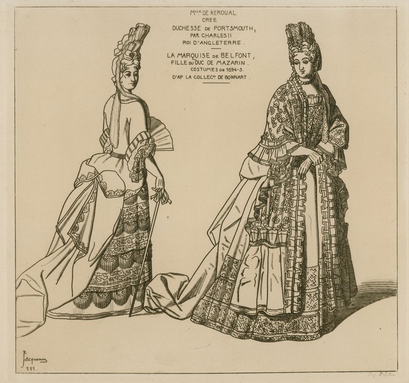 Costumi del 1694-5 da Raphael Jacquemin