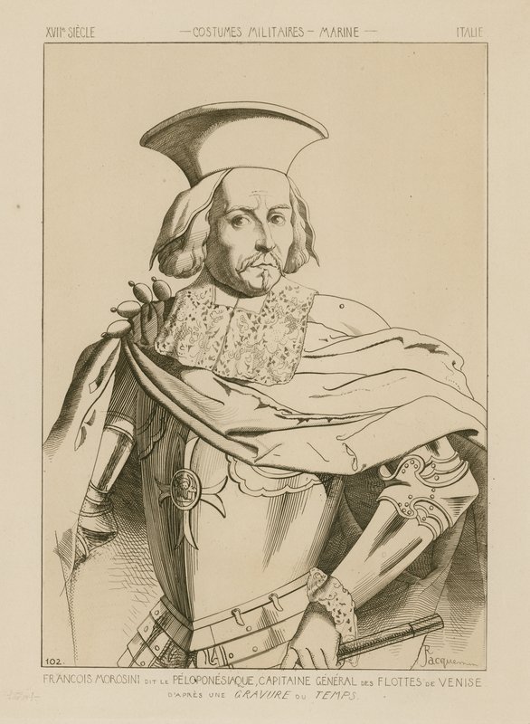 Francesco Morosini, detto Peloponnesiaco, Capitano Generale delle Flotte di Venezia da Raphael Jacquemin