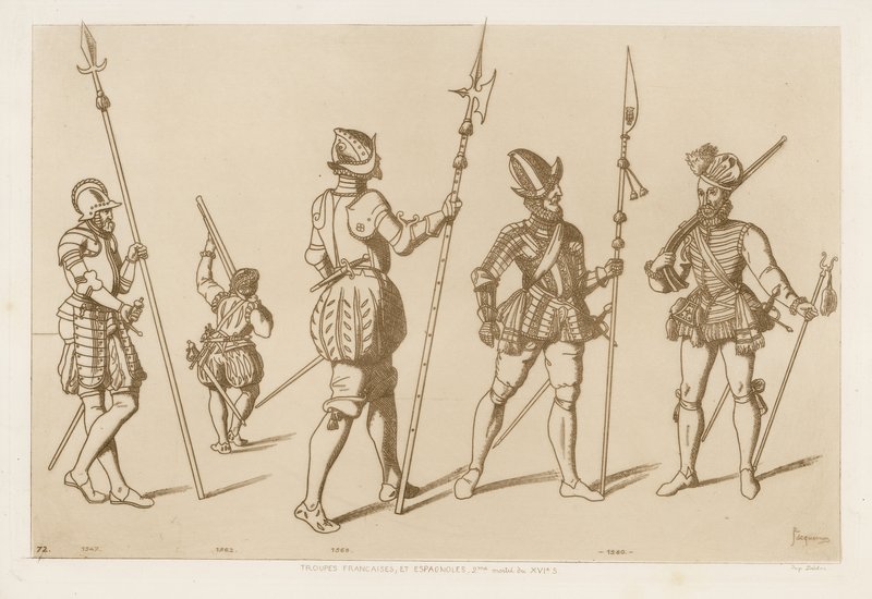 Truppe francesi e spagnole della seconda metà del XVI secolo da Raphael Jacquemin