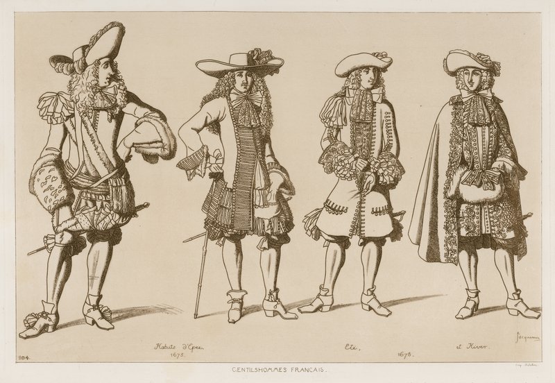 Gentiluomini francesi del XVII secolo da Raphael Jacquemin