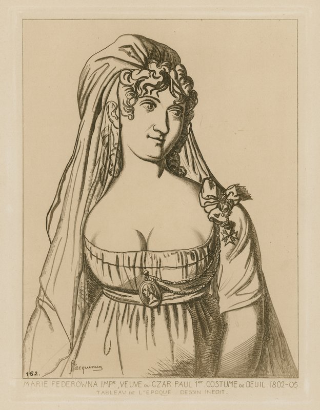 Maria Feodorovna, vedova dello Zar Paolo I di Russia da Raphael Jacquemin