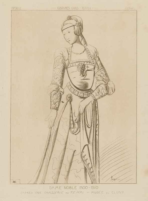 Nobile donna, 1500-1510 da Raphael Jacquemin