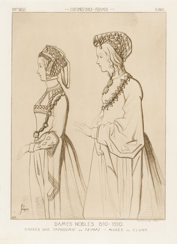 Donne nobili, 1510-1520 da Raphael Jacquemin