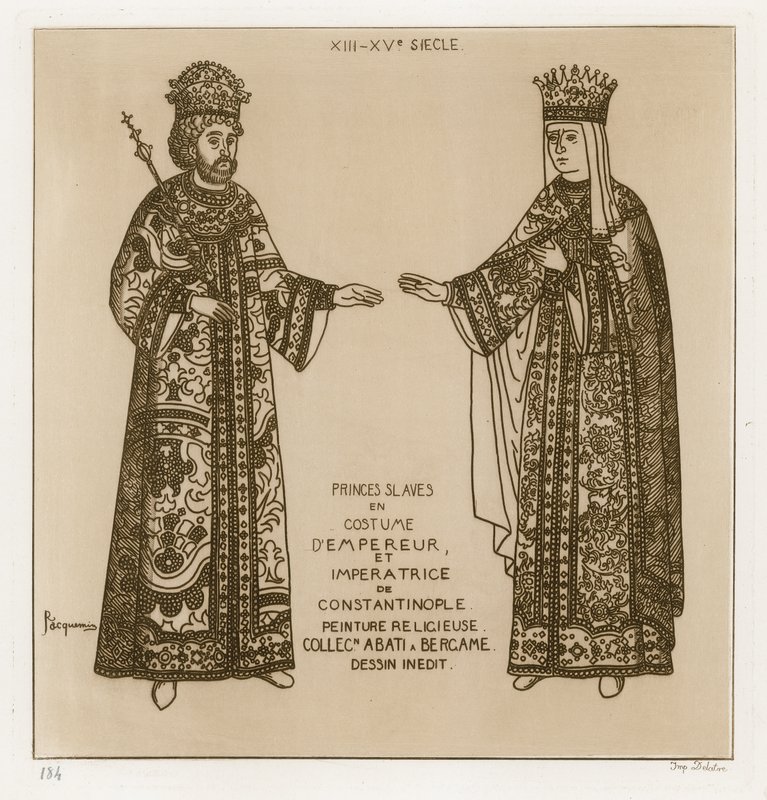 Principi slavi in costume come l