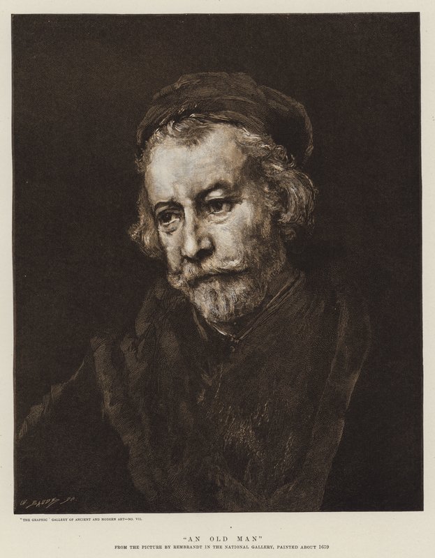 Un vecchio da Rembrandt van Rijn