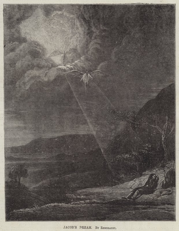 Il sogno di Giacobbe da Rembrandt van Rijn