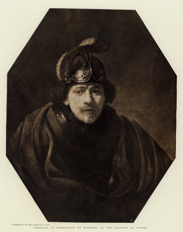 Ritratto di Rembrandt da sé stesso, nella Galleria di Cassel da Rembrandt van Rijn