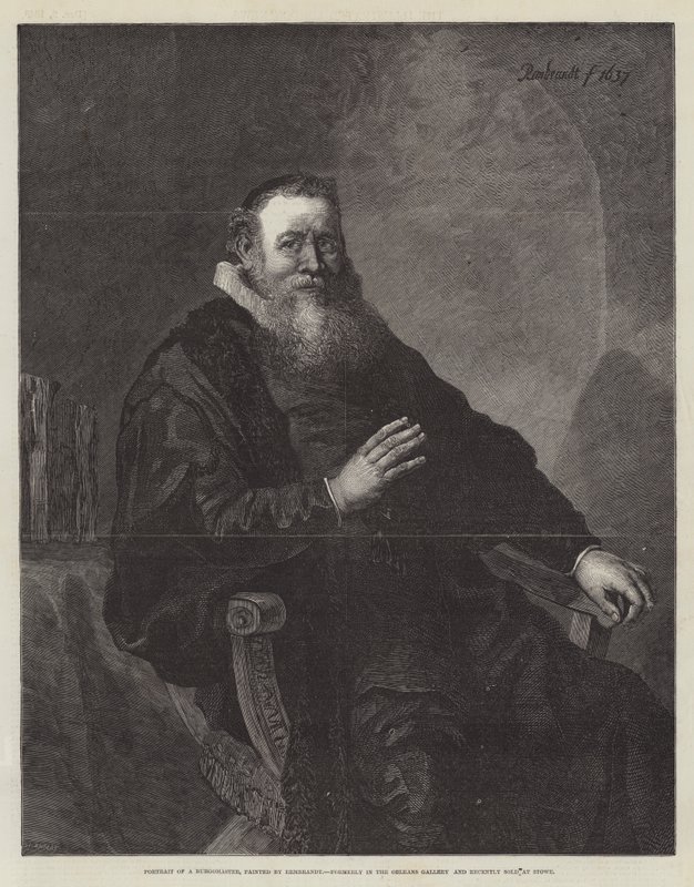 Ritratto di un borgomastro da Rembrandt van Rijn