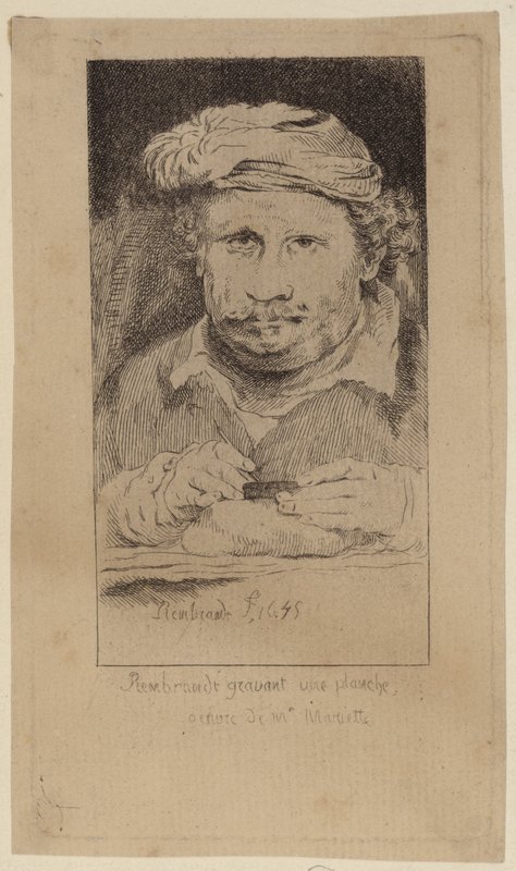 Rembrandt autoritratto 1645 nella collezione di Mariette da Rembrandt van Rijn